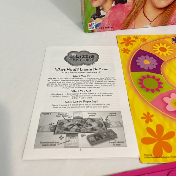 Disney Lizzie McGuire Board Game - Yellow and Pink - Picture 7 of 16